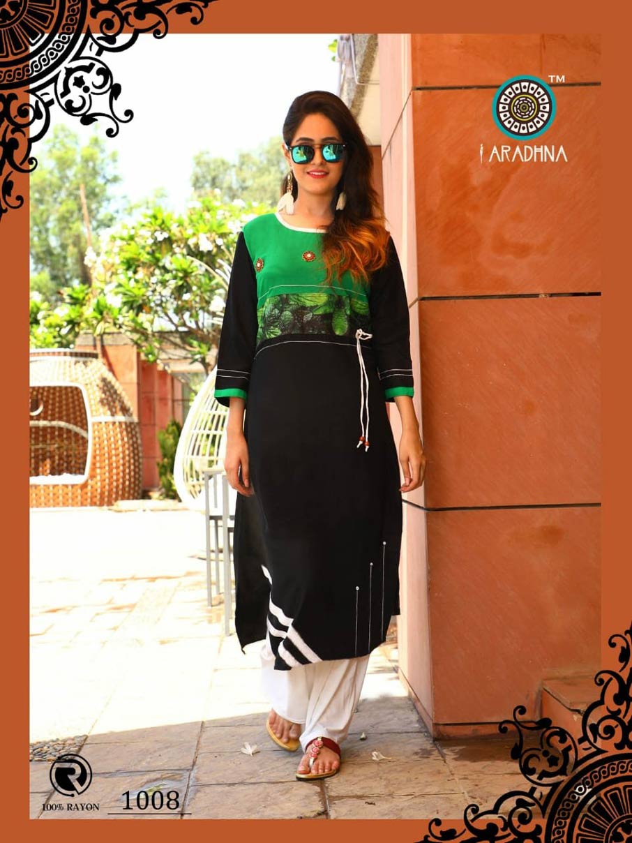 Parrot Vol-5 Aradhna Heavy Rayon Kurti Suppliers Parrot Vol-5 Aradhna Heavy Rayon Kurti Suppliers